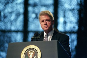 President Clinton in 1999. Photo: wiki commons.