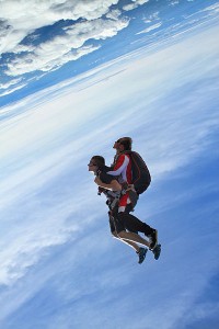 skydiving