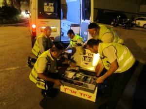 An Israeli ZAKA emergency response team. The organization received official consultative status from the United Nations after attempting to secure that designation for three years. Photo: Dano Mantkovich.