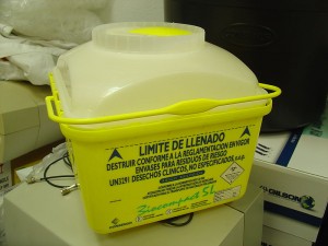 Medical waste container