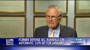 Donald Rumsfeld. Photo: Screenshot. 