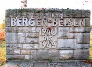 Memorial at the site of the Bergen-Belsen concentration camp. Photo: WIkimedia Commons.