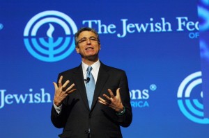 Union for Reform Judaism (URJ) President Rabbi Rick Jacobs speaks at the Jewish Federations of North America (JFNA) General Assembly on Sunday. Photo: Robert A. Cumins for JFNA.