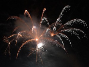 Fireworks. 