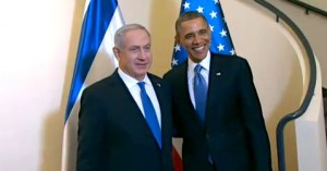 U.S. President Barack Obama and Israeli Prime Minister Benjamin Netanyahu pose for photos at the PM's resident March 20, 2013.