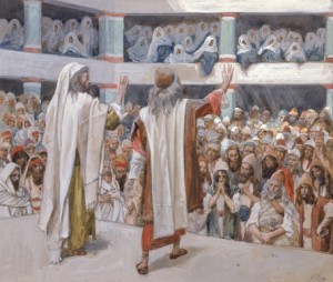Moses and Aaron Speak to the People, c. 1896-1902, by James Jacques Joseph Tissot.