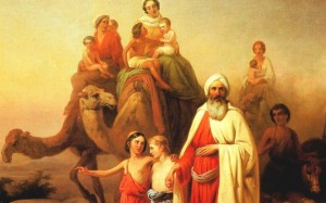 Abraham on his family's journey from Ur to Canaan, as described in the Bible. Photo: József Molnár/Wikimedia Commons.