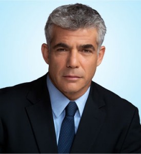 Finance Minister Yair Lapid, leader of the Yesh Atid party. Photo: Yesh Atid.