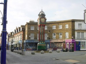 Sheerness Clock Tower, Kent, where a car of Chasidic children were pelted with stones and eggs by a group of teenagers. Photo: WikiCommons. 