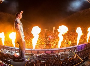 International Trance DJ Hardwell performing. Photo: Screenshot, Hardwell