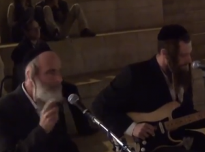 Orthodox musicians play music from The Beatles at Malmilla Mall, as recorded by tourist Igor Trubin. Photo: Screenshot.