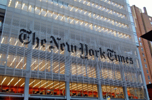 Office of The New York Times, in New York City. Photo: WikiCommons.