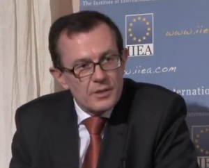 Ambassador Andreas Reinicke, EU Special Representative to the Middle East Peace Process. Photo: Screenshot.