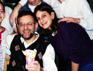 Malki and her father months before the attack.