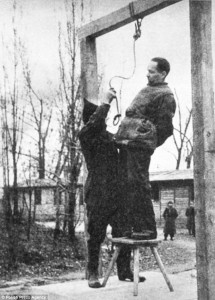 Auschwitz Commander Rudolph Höss was hanged at the former concentration camp in 1947. Photo: Yad Vashem.