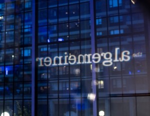 The Algemeiner logo.