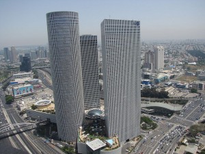Tel Aviv's Azriely Center, designed by Eli Attia. Photo: WikiCommons.