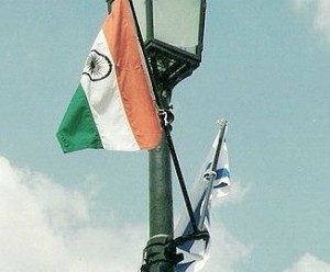 India Israel Flags