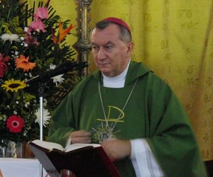 New Secretary of State for the Vatican, Archbishop Pietro Parolin, seen here leading Mass in Caracas, Venezuela, July, 2012. Photo: WikiCommons.