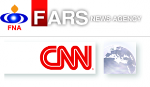 Tehran-based Fars News Agency and Atlanta-based CNN.