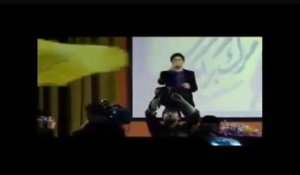 Footage from a concert in Iran that heralded "Death to America," on November 5, 2013, in honor of the storming of the American embassy in 1979. Photo: Screenshot