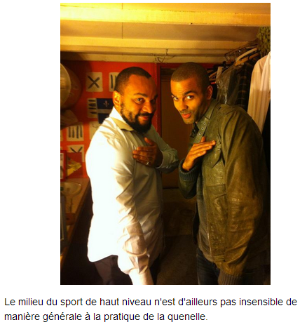 Tony Parker Quenelle