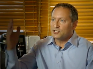 Daniel Birnbaum, CEO of SodaStream, being interviewed on the BBC. Photo: Screenshot / BBC.