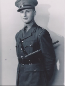 Major Leonard Berney, during World War II, when he liberated the Bergen Belsen concentration camp. Photo: Screenshot.
