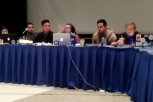 UCLA-student-we-just-fucking-blew-it A UCLA student captured on video swearing about losing a vote that would have called on the school to divest from Israel. Photo: Screenshot / LegalInsurrection.com.