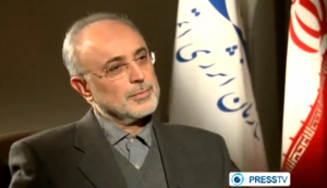 salehi Iran's nuclear chief, Dr. Ali Akbar Salehi, Head of the Atomic Energy Organization of Iran, in Tehran, in an interview on Press TV. Photo: Screenshot / Press TV.