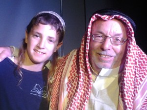 Sheikh Ibrahim and Rabbi Froman's grandchild