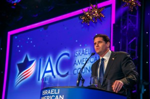 Israeli Ambassador to the U.S. Ron Dermer speaking at the Israeli American Council gala. He said at this year's event that IAC "represents a powerful idea whose time has come." Photo: Pal Photography.