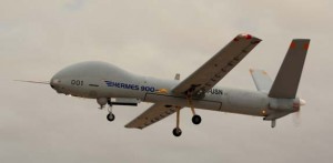 elbit-uav Elbit Systems Hermes 900 UAV. Photo: Elbit Systems.