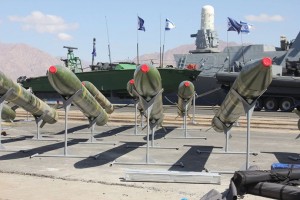 Rockets uncovered on the Iranian missile ship. Photo: IDF.