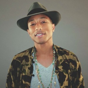 Pharrell Williams will perform in Israel in September. Photo: Twitter.