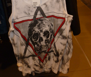 A shirt for sale at H&M, in Birmingham, UK. Photo: Elder of Ziyon.