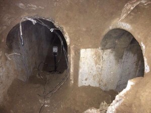 An intricate Hamas terror tunnel exposed by the IDF, on March 21, 2014. Photo: IDF / Twitter.