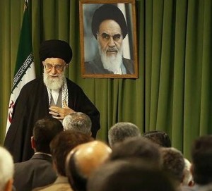 A photo posted on Ayatollah Khameni's Twitter account. Photo: Twitter.
