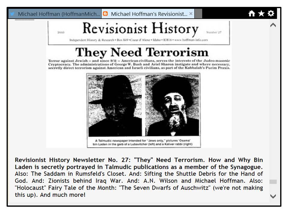 Blumenthal and revisionist