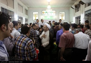 ali iran Assistant Iranian President for Nationalities and Religious Minorities Yonsei Ali after denouncing Zionism at a synagogue in Iran. Photo: IRNA.