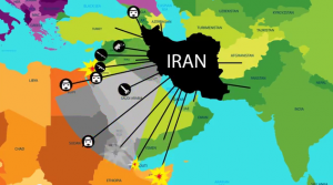 Iran's bomb threatening the Middle East, in Israel's Ministry of Diaspora Affairs animated video. Photo: Screenshot.