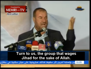 Hamas Interior Minister Fathi Hammad on June 2, 2014. Photo: MEMRI / Al Aqsa TV.