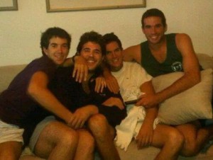 Four Israeli brothers in Operation Protective Edge Photo: Cana'an family