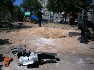 Gaza rocket hits Ashdod kindergarten Photo: IDF