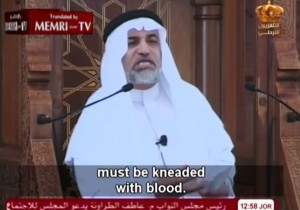 Jordanian Senate member Sheikh Bassam Ammoush Photo: screenshot