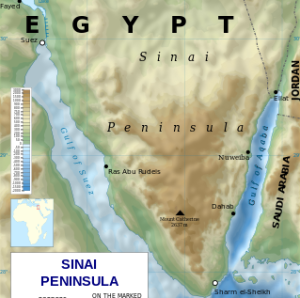 Egypt killed 29 jihadists in an attack against the ISIS group in the Sinai Peninsula. Photo: Kaidor via Wikimedia Commons.