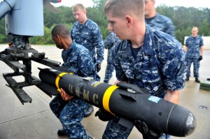 U.S. Navy Hellfire missile