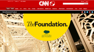 cnn qatar A screenshot of CNN's Qatar feature called, The Foundation. Photo: CNN / Screenshot.