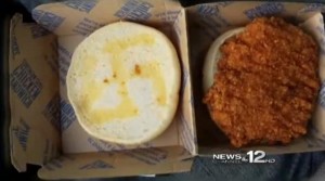 mcdonalds sandwich swastika
