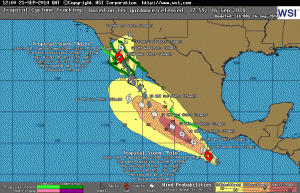 Hurricane Odile. Photo: Intellicast